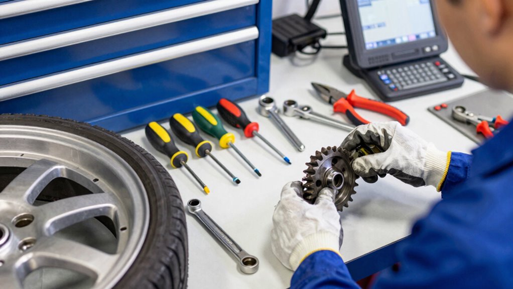 prepare vehicle before inspection