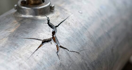 pressure causes leak formation