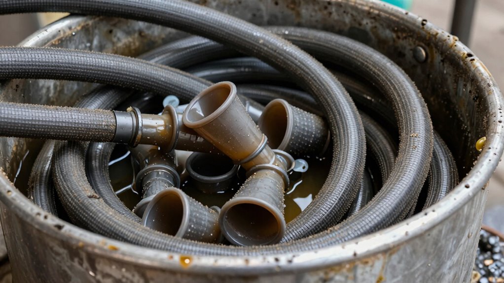 prevent contamination during oil transfer