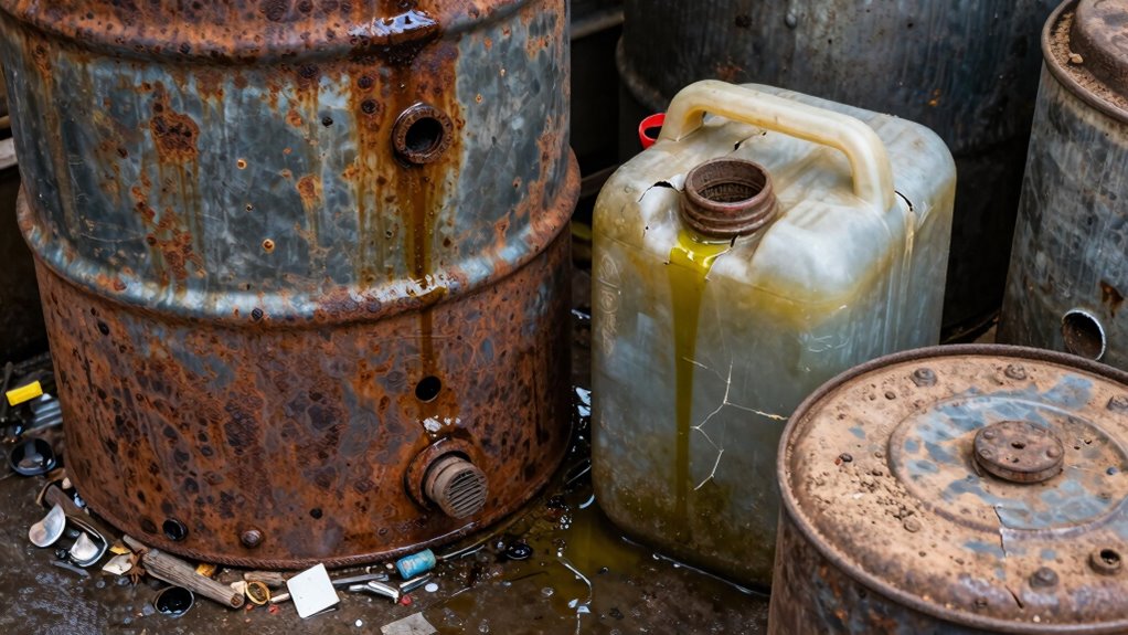 proper container material and sealing