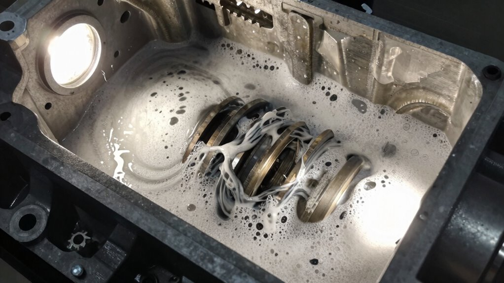 proper fluid management prevents foaming