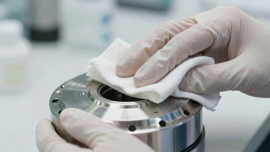 proper mating surface cleanliness