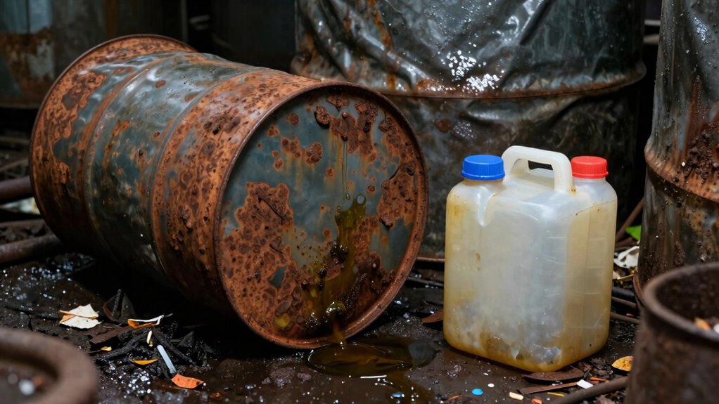 proper oil storage ensures safety