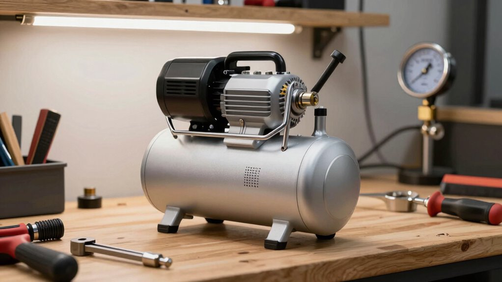 quiet portable efficient compressor