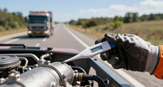 record consistent transmission temperatures