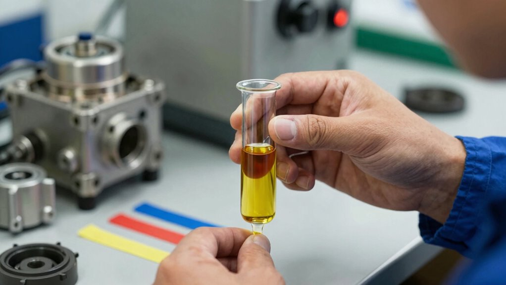 regular equipment lubricant sampling