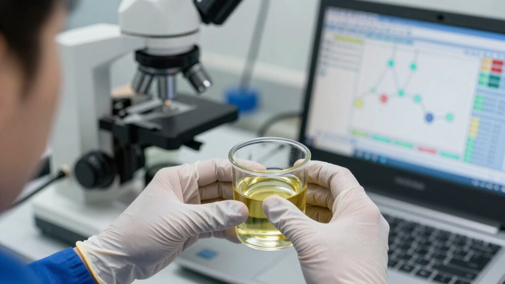 regular oil analysis schedule