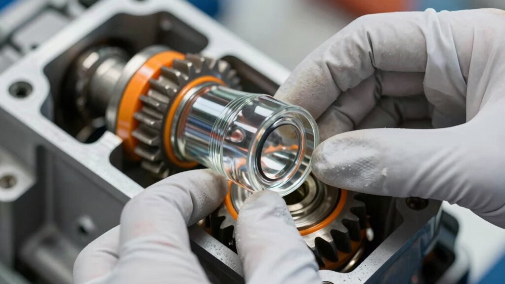 replace gearbox sight glass