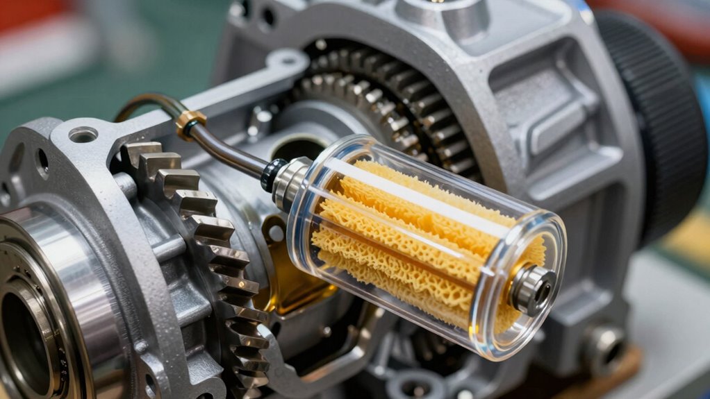 routine gearbox oil filtration