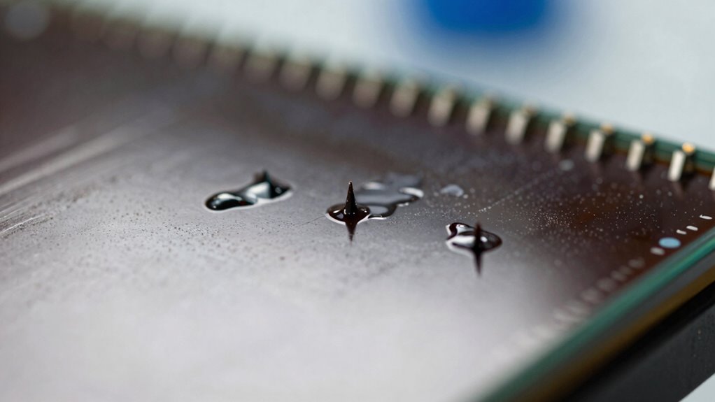 sealant residue silicon spikes