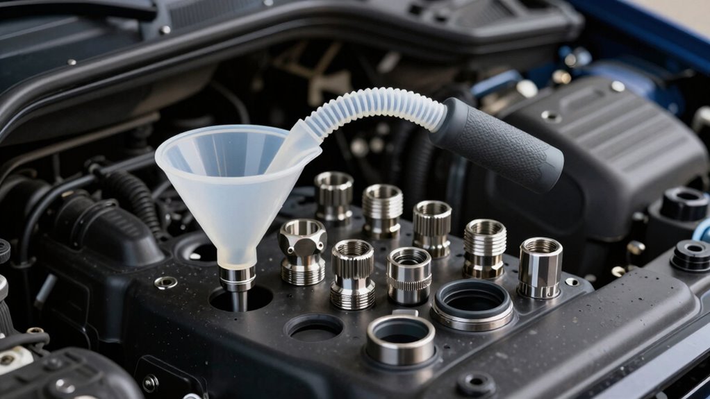 selecting compact gear oil funnels