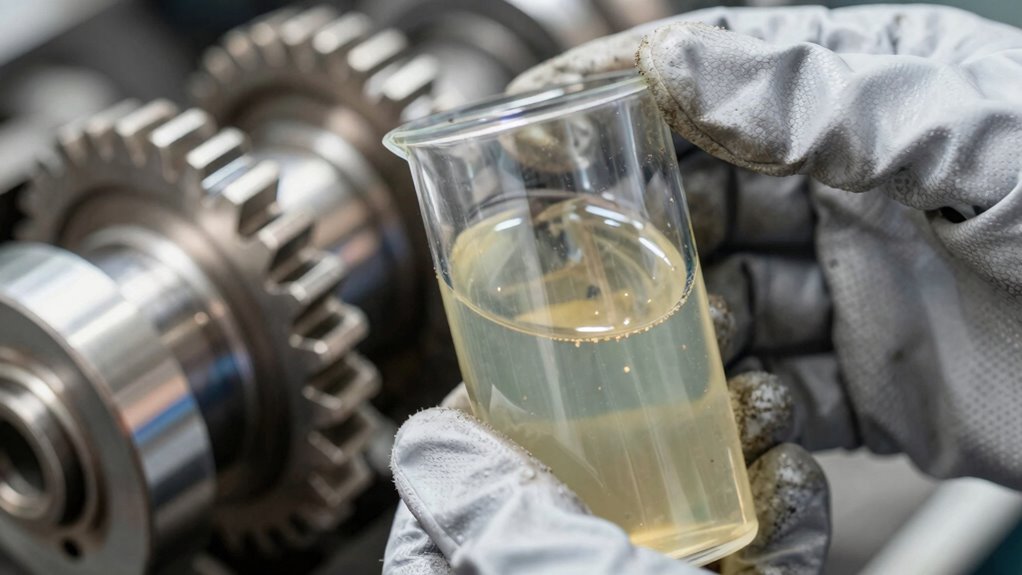 signs of contaminated gear oil