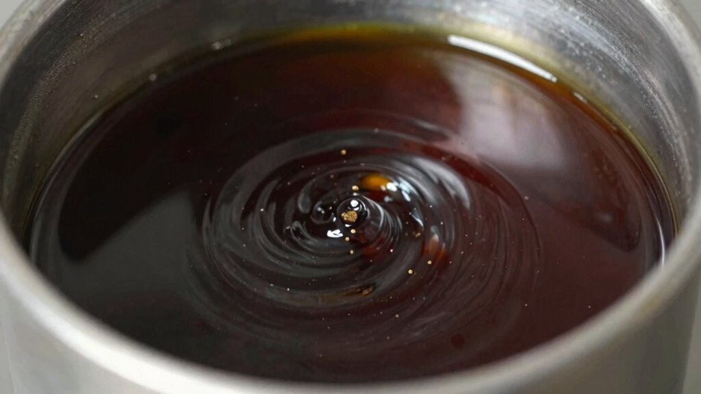 signs of oil contamination