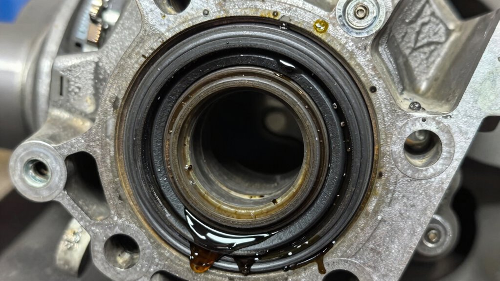 signs of seal leak detection
