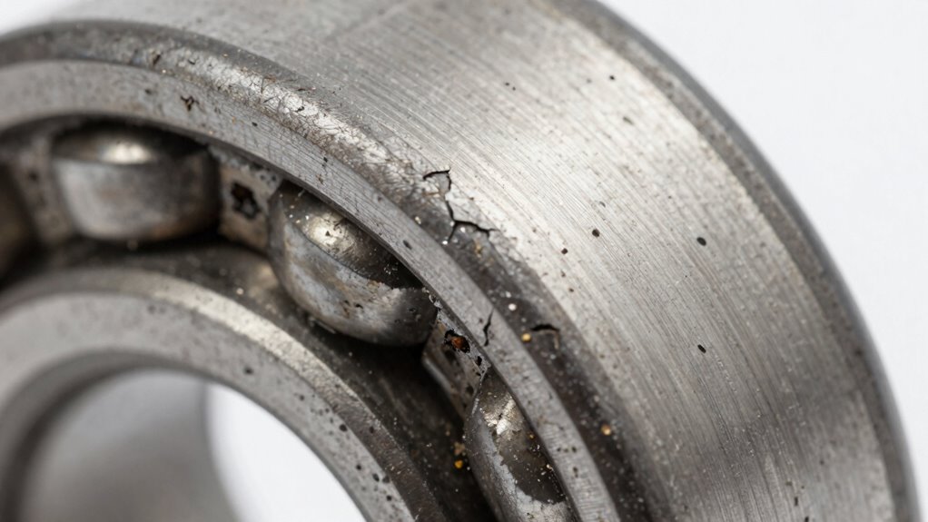 surface cracks and degradation