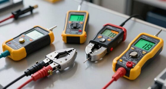 top clamp meters with probes