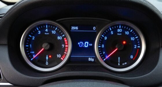 top dual temp transmission gauges