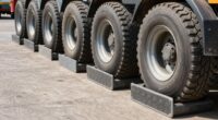 top heavy duty trailer chocks