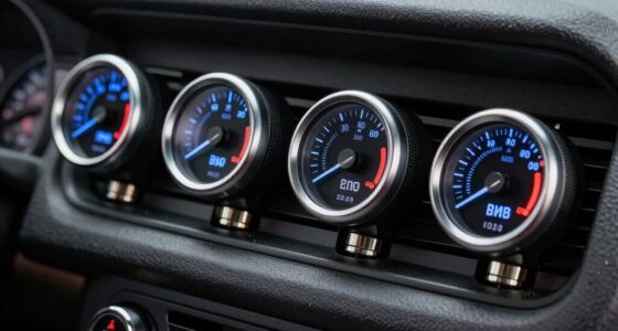 top transfer case temperature gauges