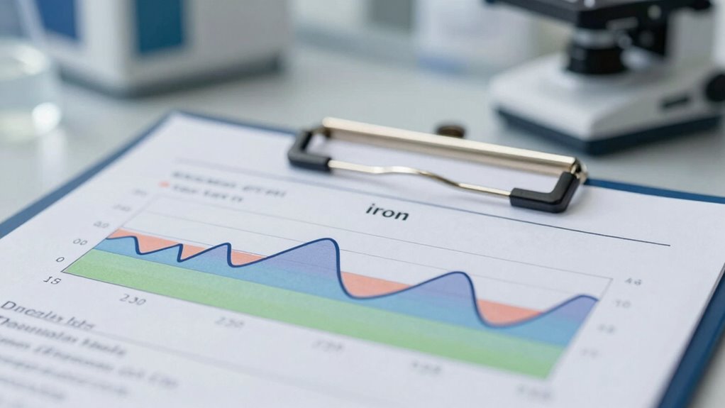 urinary iron indicates health