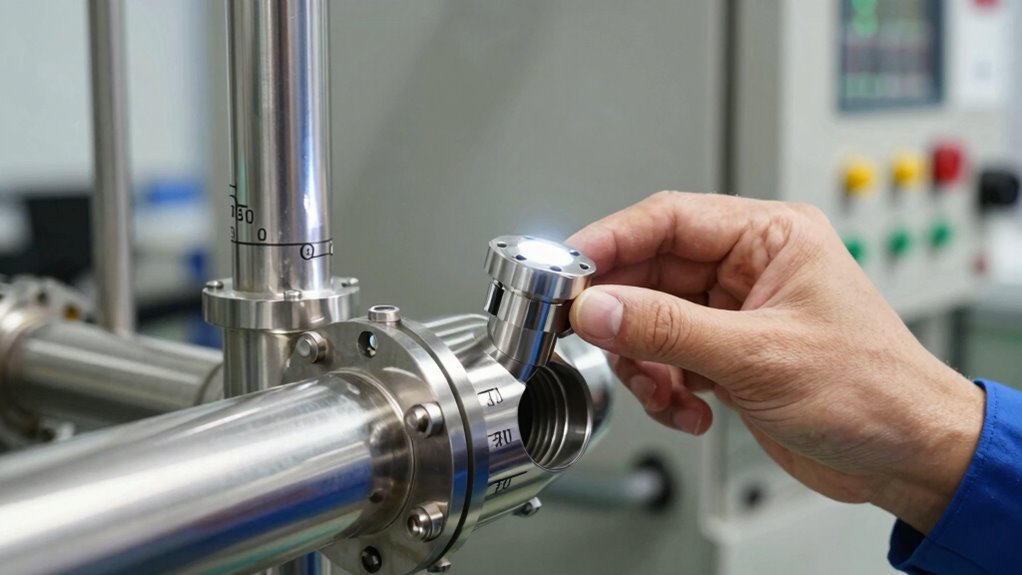 verify and adjust sampling port