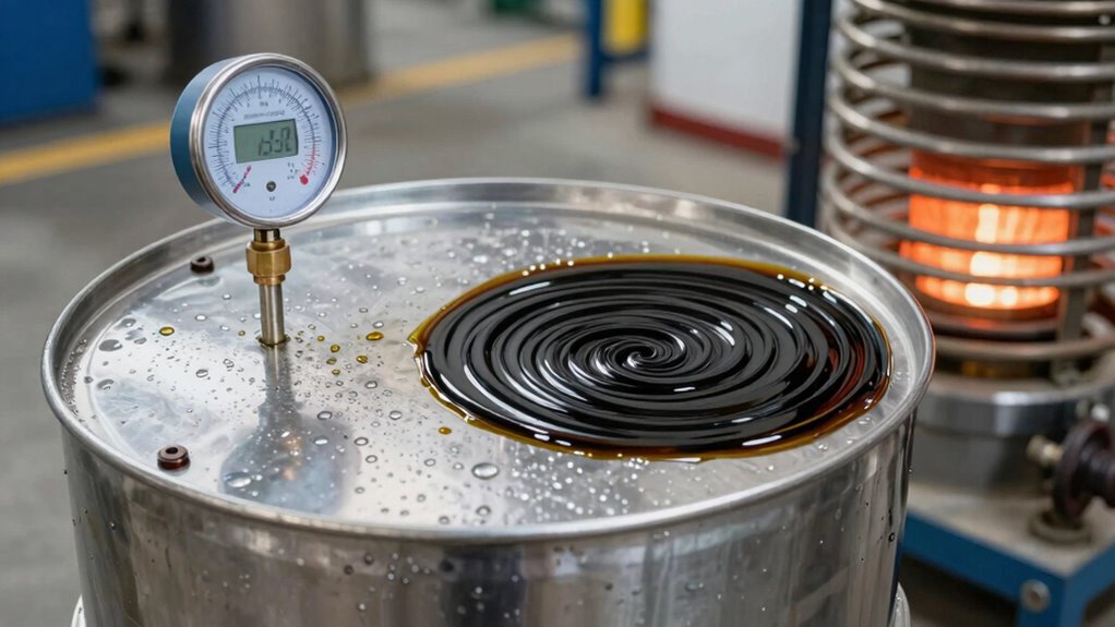 viscosity reduction through heating