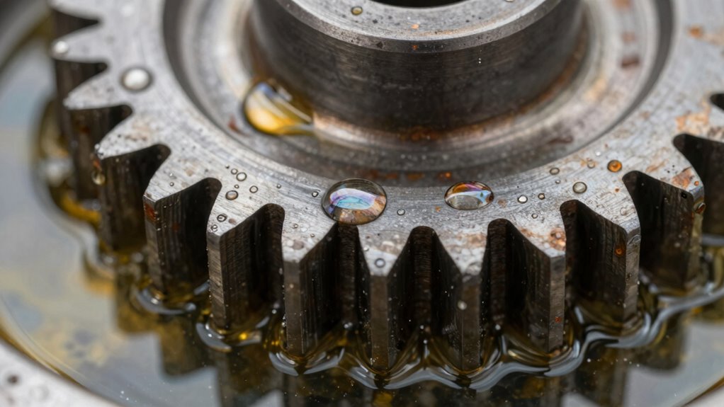 water causes gear damage