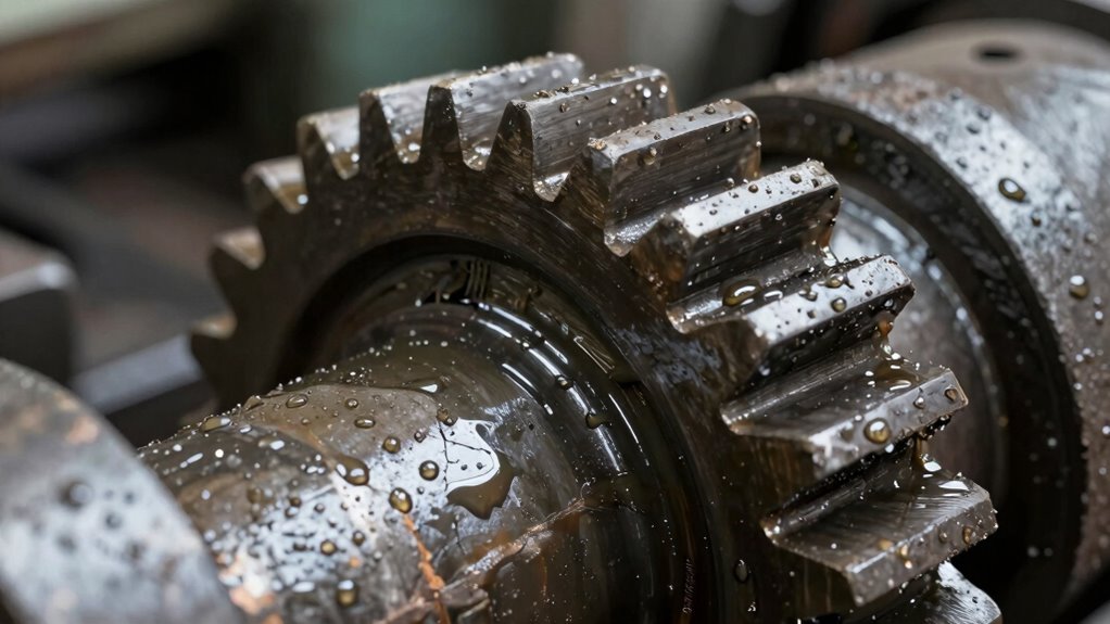 water compromises gear oil films