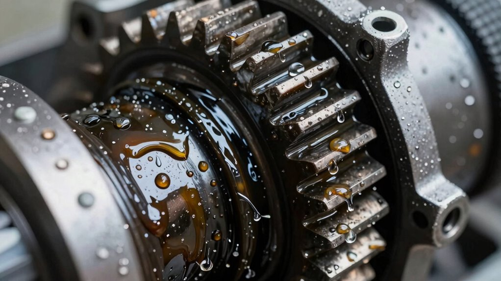 water contamination damages gear oil