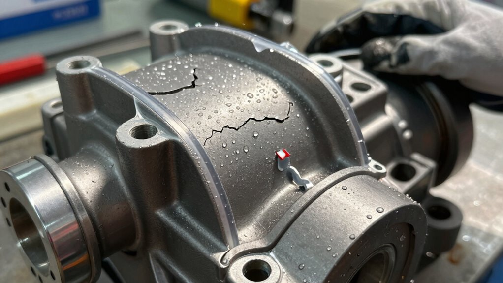 waterproof seals prevent gearbox damage