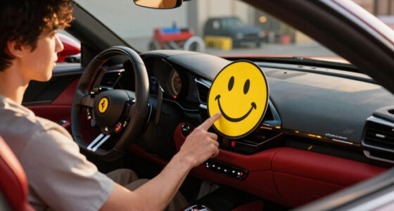 Nobody Noticed the Giant Smiley Face on the Ferrari Luce’s Dashboard