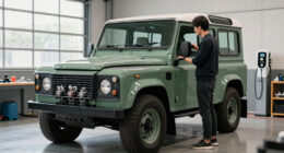 This Quad-Motor Electric Land Rover Defender Restomod Has More Range Than Some Teslas