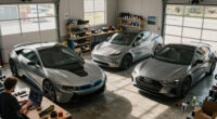 A BMW I8, Tesla Model Y, And Audi E-Tron GT All Drag Race, But The Results Are Closer Than You'd Think