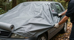 Campers Are Wrapping Their Cars In Tarps To Keep Antifreeze-Addicted Marmots Away