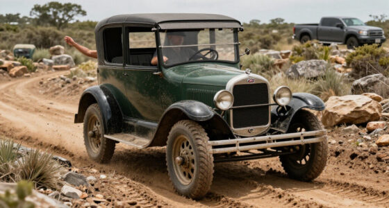 1928 Ford Model A Unfazed By Off-Road Course Made For Modern Trucks